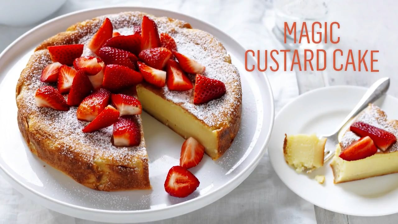 Magic custard cake